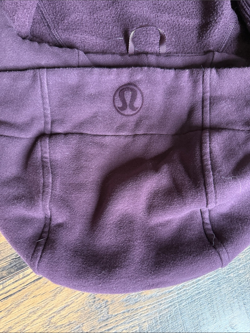 lululemon athletica Plum Hooded Zip-Up Sweatshirt - Picture 3 of 5